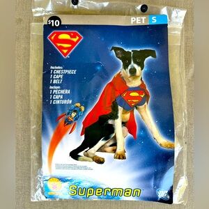 Superman, Dog Costume, Size Small